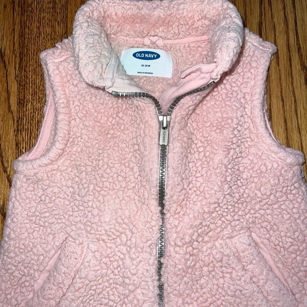 Old Navy Sherpa Vest, 18-24 months